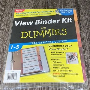 View binder kit for dummies